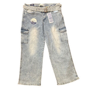 Angels of Difference NWT mid rise side straight jeans, size 14